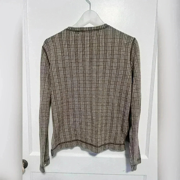 Marni Checkered Print Button Front Cardigan Size 10 - Picture 3 of 3